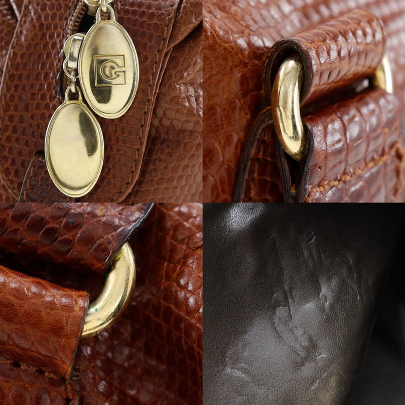 [GHERARDINI] Geraldini 
 Handbag 
 Leather handbag A5 double zipper ladies