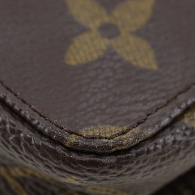 [Louis Vuitton]路易威登 
 Poshmonte Carlo Pouch 
 珠宝盒M47352会标帆布紧固件POSH POSH MONTE CARLO MUNISEX