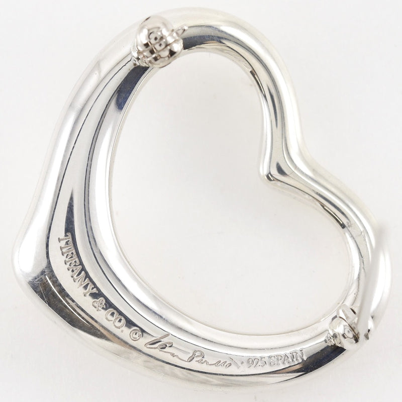 [Tiffany & CO.] Tiffany Coeur ouvert Brouch Elsa Peletti Silver 925 Heart environ 8,0g coeur ouvert pour femmes A-Rank