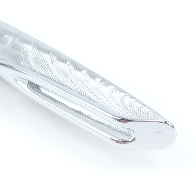 [沃特曼]沃特曼 
 CF Moale钢笔钢笔 
 笔尖18k（750）m（中间字符）金属银色CF Moire钢笔_A-等级