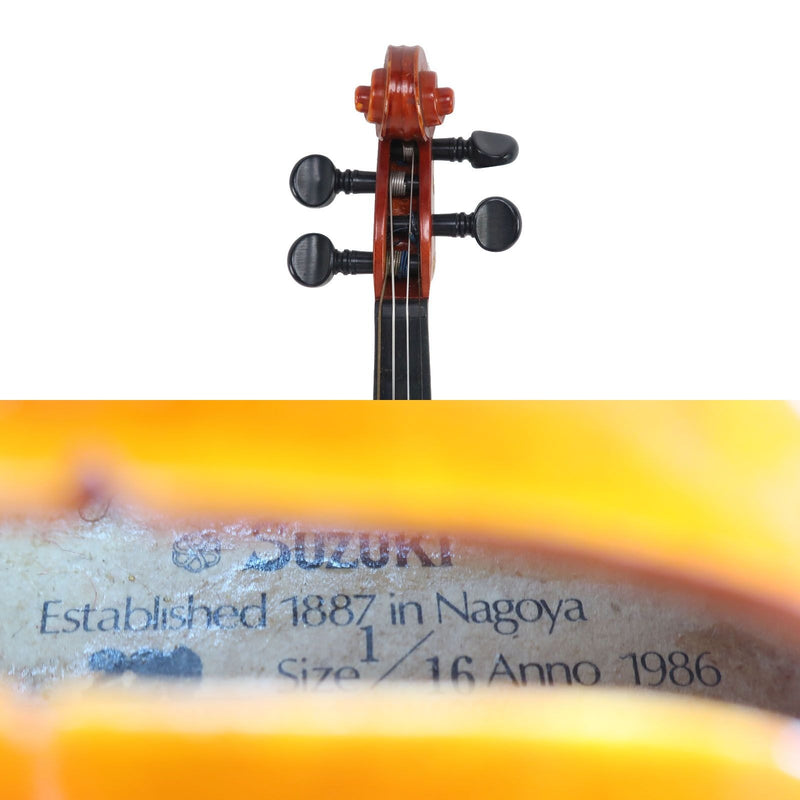SUZUKI VIOLIN】鈴木バイオリン バイオリン 1/16 弦楽器 No.220