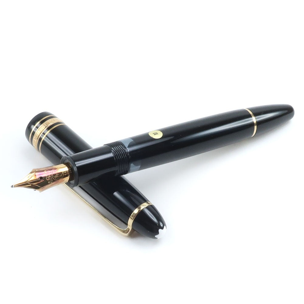 MONTBLANC】モンブラン マイスターシュテュック 万年筆 ペン先14K M(中字) No.146 樹脂系 Meisterstück –  KYOTO NISHIKINO