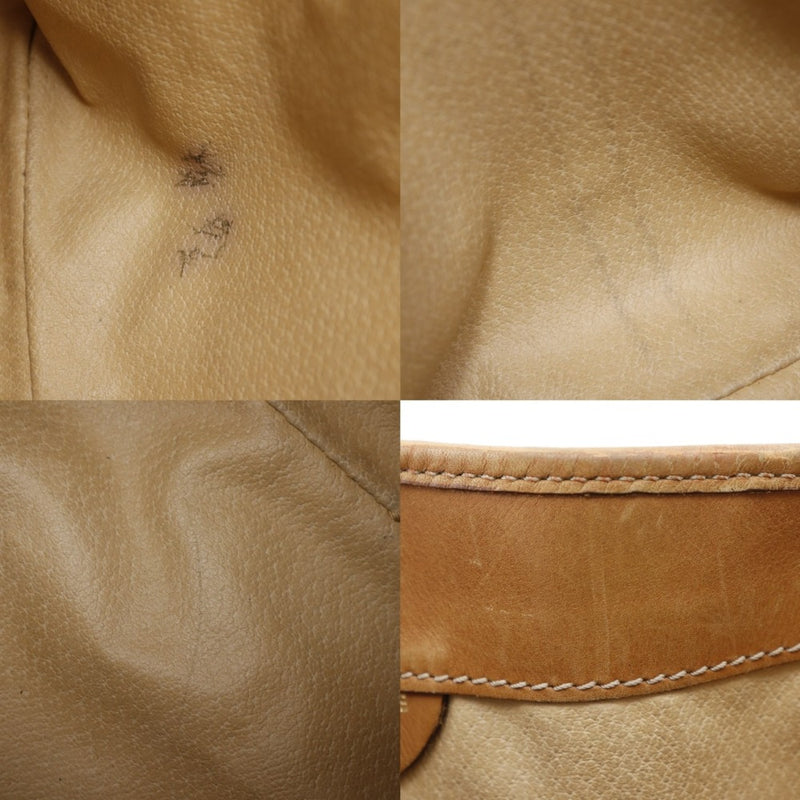 [Celine] Celine 
 Macadam drawstring shoulder bag 
 Old Celine PVC Tea Slawed A5 Drawstring Macadam Purse Ladies B-Rank