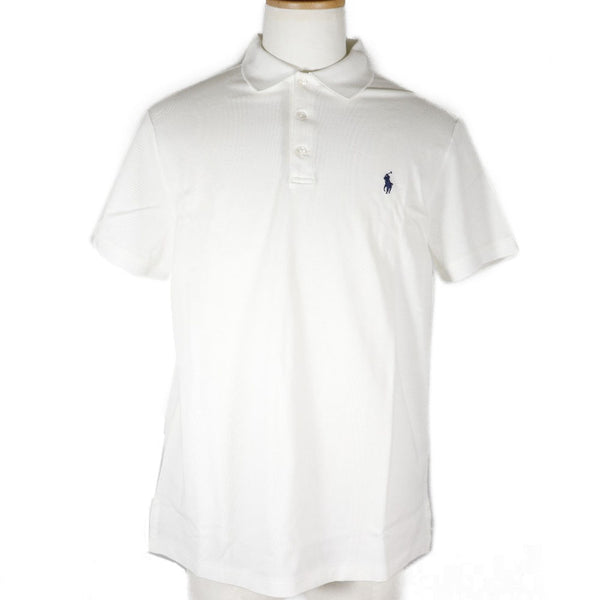 [Ralph Lauren] Polo Ralph Lauren 
 Polo de polo Slimfit personalizado 
 Camisa poro mnpokni1n810191 algodón x poliuretano blancos personalizado para hombres s rank