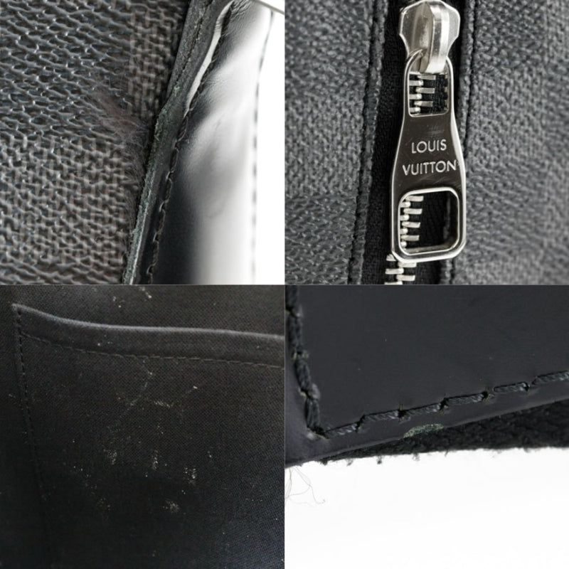 [Louis Vuitton] Louis Vuitton 
 Mick PM shoulder bag 
 N40003 Damier Graphit Canvas SR4114 Engraved Diagonal Shoulder A5 Fastener MICK PM Men's A Rank