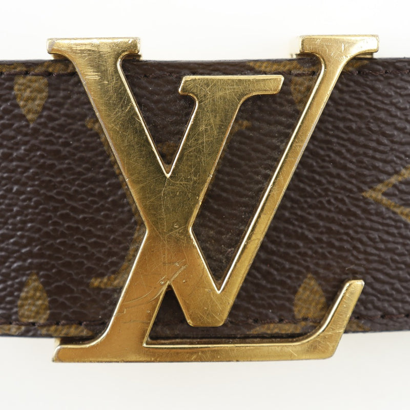 [Louis Vuitton] Louis Vuitton 
 Cinturón inicial de santule 
 Monogram Canvas Tea Saintur Inicial para hombres B-Rank