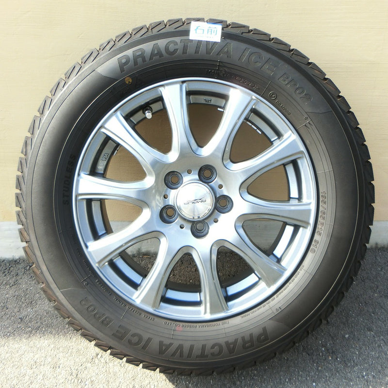 스터드리스 타이어 및 기타 기타 제품 
 195/65R15 요코하마 생산 6J in43 pcd114.3 Practy Bais BP02 Studless Tire_