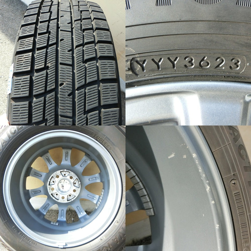 无钉轮胎和其他杂物 
 195/65R15横滨生产6J IN43 PCD114.3实用Bais BP02 Studless Tire_