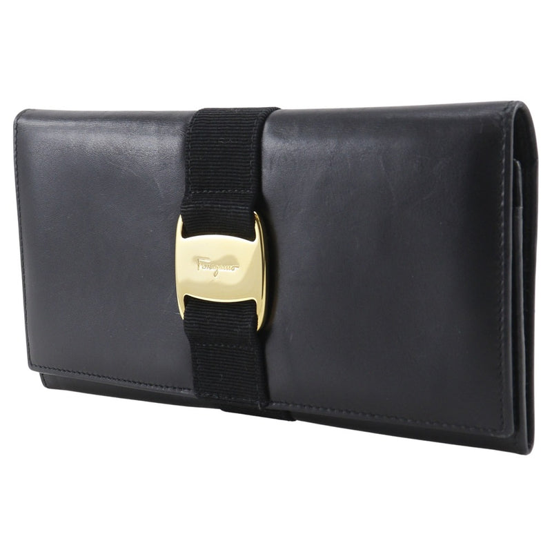[Salvatore Ferragamo] Salvatore Ferragamo Vara Long Wallet 
 223059
