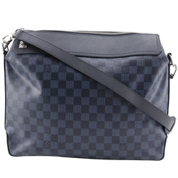 [路易威登]LOUIS VUITTON
 gringe肩袋 
 Messenger N41348×Dami Cobalt黑色/海军对角线肩部A4紧固件Greenwich男士A级