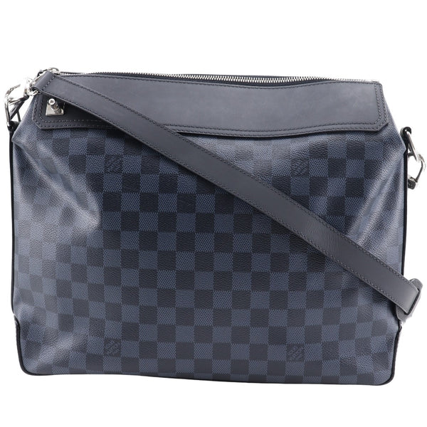 [Louis Vuitton]LOUIS VUITTON
 Bolso de hombro 
 Messenger N41348 × Dami Cobalt Negro/Marina Diagonal Diagonal A4 ADPLEJO Greenwich