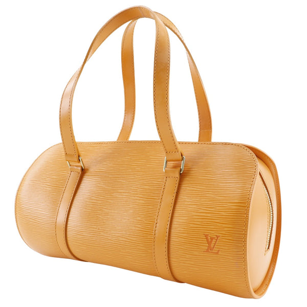 [Louis Vuitton]LOUIS VUITTON Soufflot Bolso M5222H Epirather mandarina naranja MI0053 Sostenerador de bolso grabado Soufflot Damas A Rank