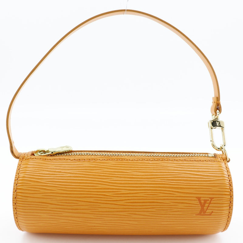 [Louis Vuitton]LOUIS VUITTON Soufflot Handbag M5222H Epi Leather Mandarin Orange mi0053 engraved handbill Fastener Soufflot Ladies A Rank