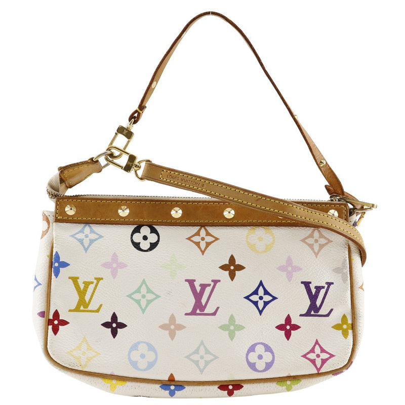 [Louis Vuitton] Louis Vuitton Pochette Accesswall Pouch Accessoires Pouch M92649 Monogramme multicolore Bron White Sl0043 Fondette de tampon Pochette Accessoires Mes aussi