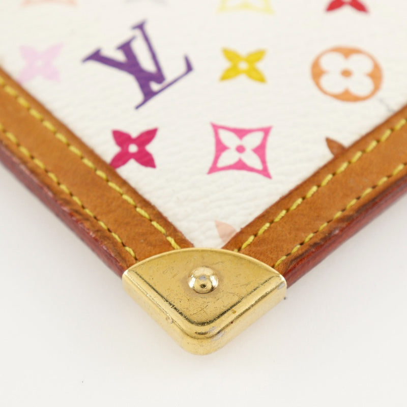 [路易威登]LOUIS VUITTON
 pochette Cle Coin Case 
 M92655会标多色bron白色CA0043雕刻紧固的pochette pochette cre女士女士