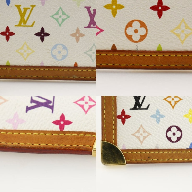 [Louis Vuitton]LOUIS VUITTON Pochette Cre Coin Purse M92655 Monogram Multicolor Bron White CA0043 engraved Fastener POCHETTE CRE Ladies