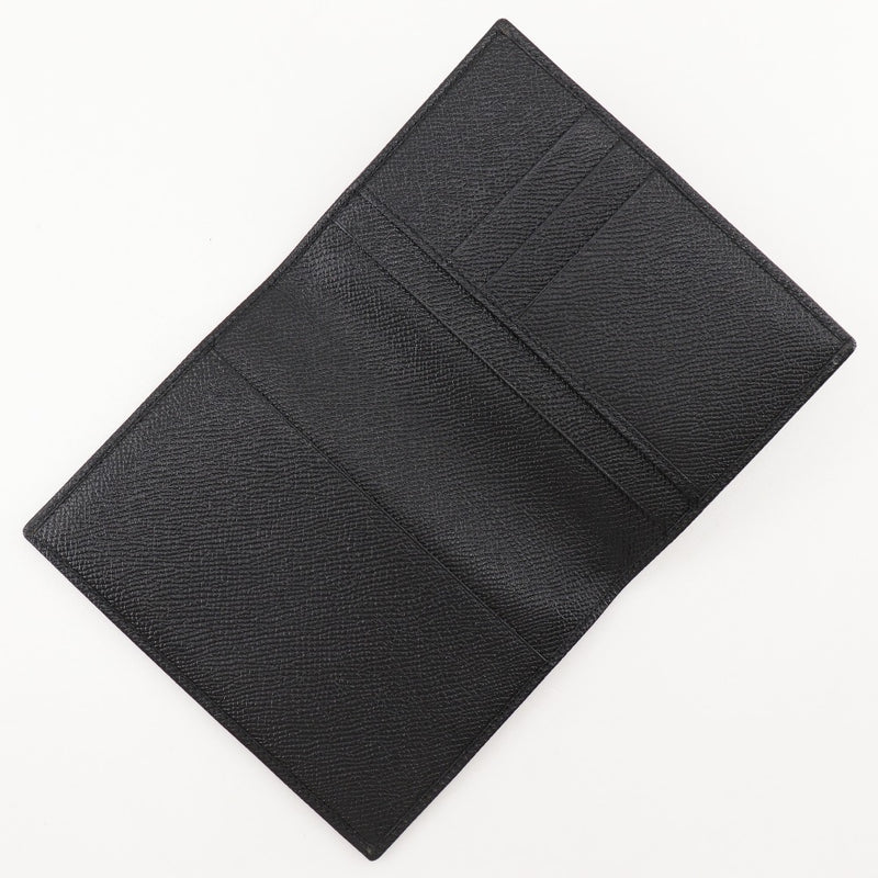 [BVLGARI] Bulgari Notebook Cover Leather Black Open Unisex A+Rank