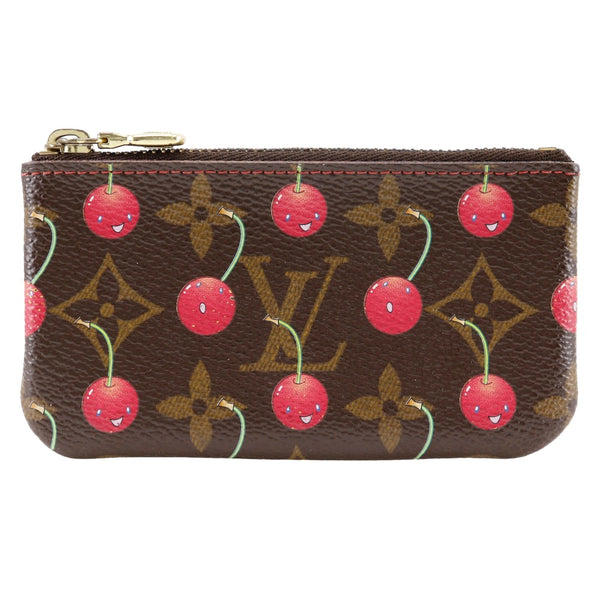 [Louis Vuitton]LOUIS VUITTON
 Pochette Cre Coin Purse
 M95042 x monogram cherry Brown SP0015 engraved Fastener POCHETTE CRE Ladies A-Rank