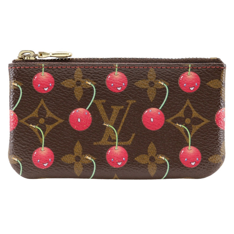 [Louis Vuitton] Louis Vuitton Pochette Crecoin Case M95042 × Monogram Cherry Tea SP0015 FONCTIONNEUR DE TIME POCHETTE CRE LADES A-RANG