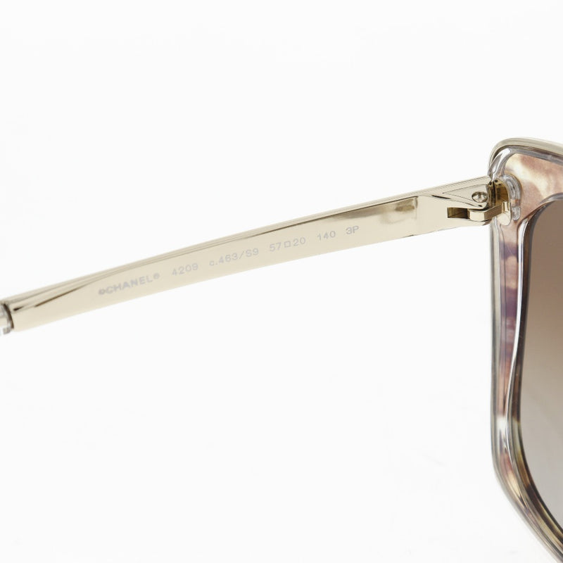 [Chanel] Gafas de sol del logotipo lateral de Chanel 
 4209