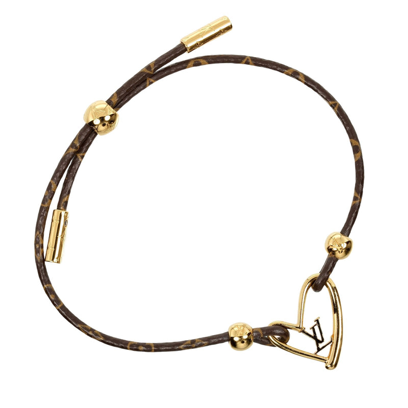 [Louis Vuitton]LOUIS VUITTON
 Fall -in love Bracelet
 M8024A Monogram Canvas about 6g Fall in Love Ladies