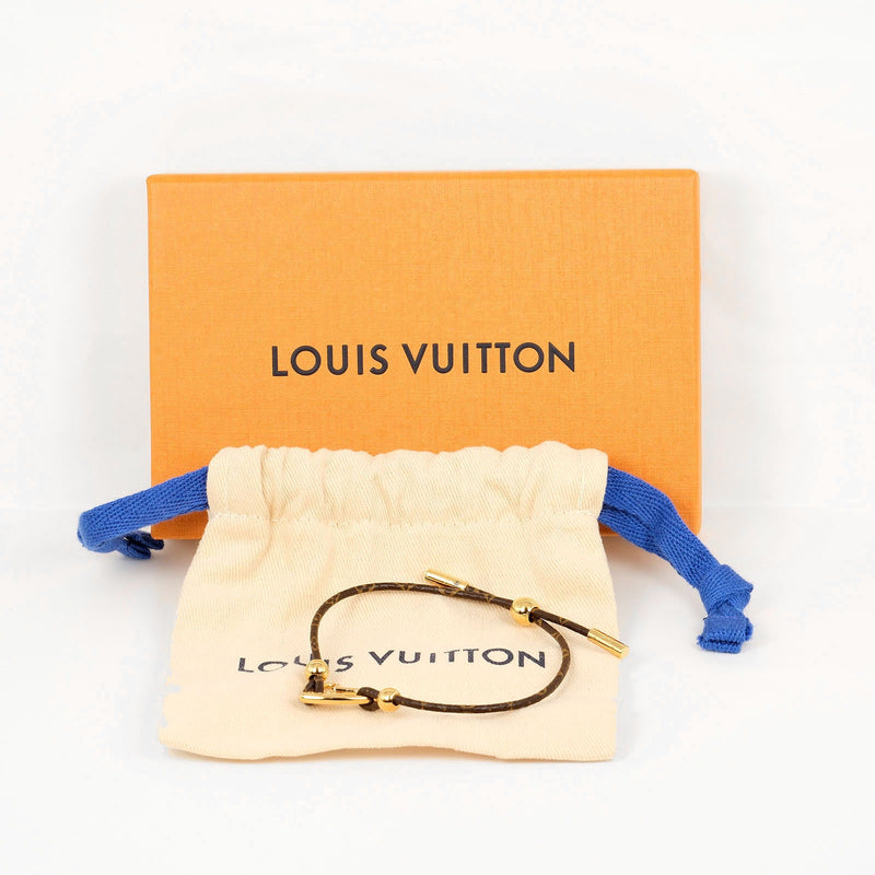 [路易威登]LOUIS VUITTON
 爱上 Bracelet
 M8024a会标帆布大约6g坠入爱河女士