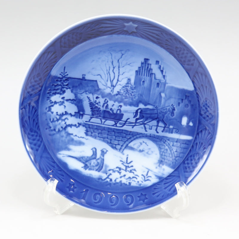 [Royal Copenhagen] RoyalLucoPenhagen 1999Year Plate 물체 도자기 1999 년 연도 플레이트 _A+ 순위