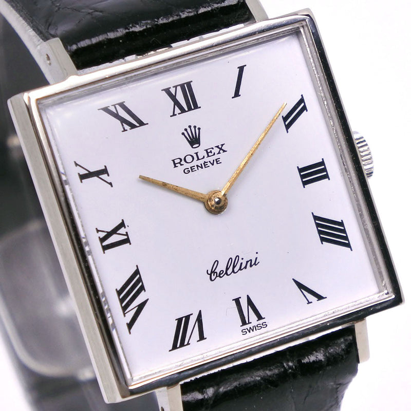 ROLEX】ロレックス チェリーニ 腕時計 cal.1600 3996 K18ホワイトゴールド×クロコダイル 黒 手巻き 白文字盤 Che –  KYOTO NISHIKINO