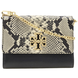 [Tory Burch] Tory Burch Chain Ballet Bolsera de hombro 2way x Cuero en relieve 2 vías