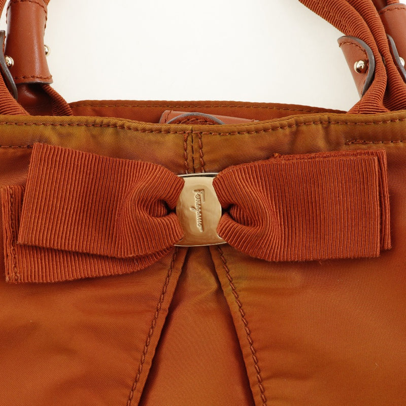 【Salvatore Ferragamo】サルヴァトーレフェラガモ ミスヴァラ トートバッグ
 AB-21B672