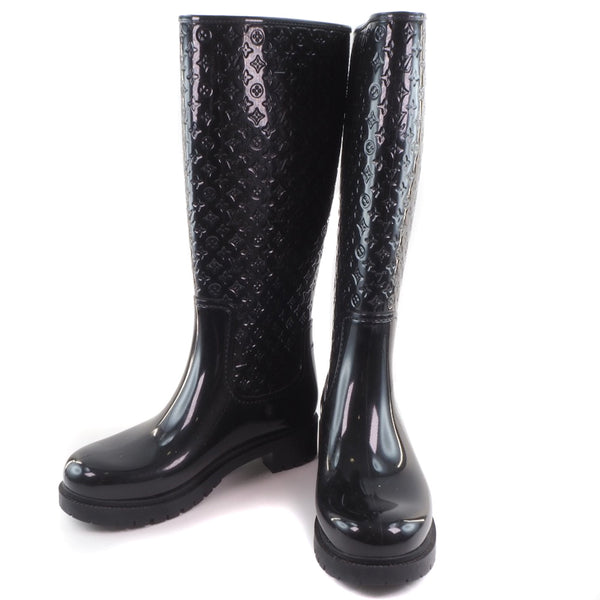 [Louis Vuitton] Louis Vuitton 
 Bottes longues Boots Chaussures de pluie 
 Splash Line Email Both Boots Boots Boots Mesdames A + Rank