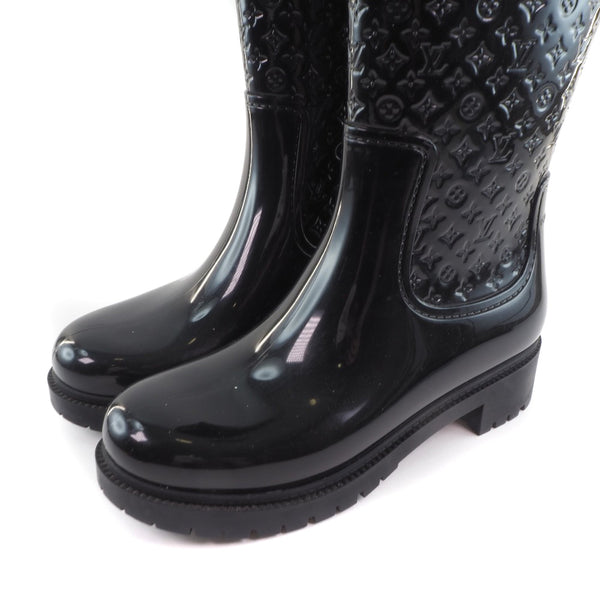 [Louis Vuitton] Louis Vuitton 
 Bottes longues Boots Chaussures de pluie 
 Splash Line Email Both Boots Boots Boots Mesdames A + Rank