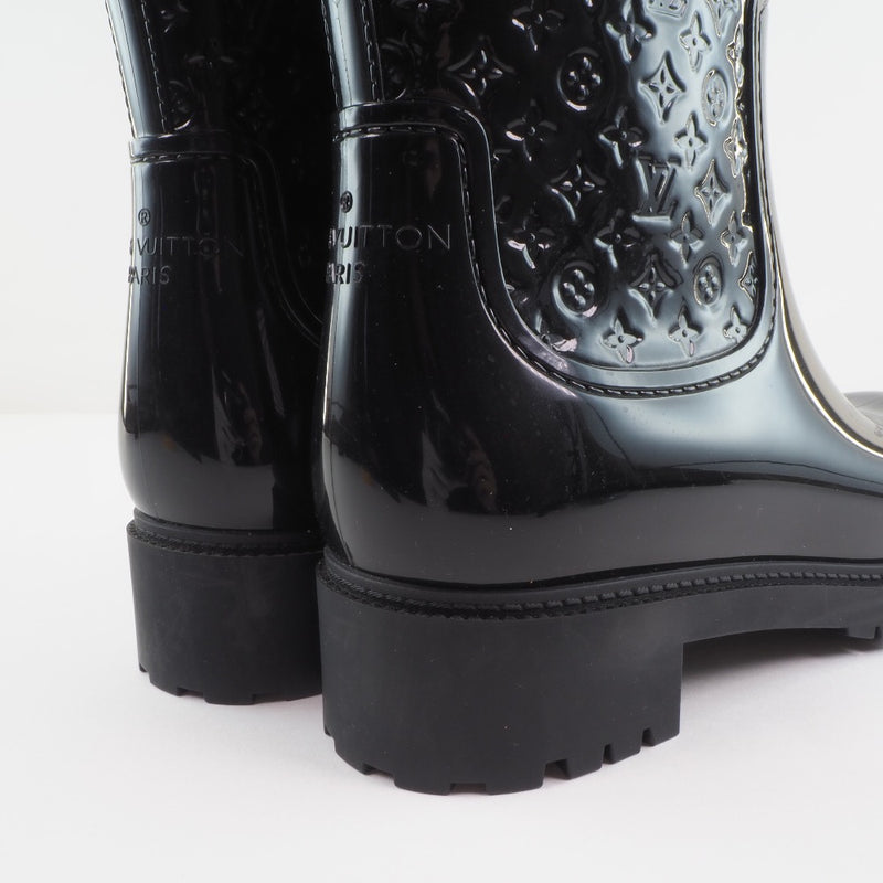 [Louis Vuitton] Louis Vuitton 
 Bottes longues Boots Chaussures de pluie 
 Splash Line Email Both Boots Boots Boots Mesdames A + Rank