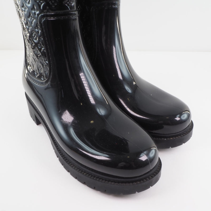 [Louis Vuitton] Louis Vuitton 
 Bottes longues Boots Chaussures de pluie 
 Splash Line Email Both Boots Boots Boots Mesdames A + Rank