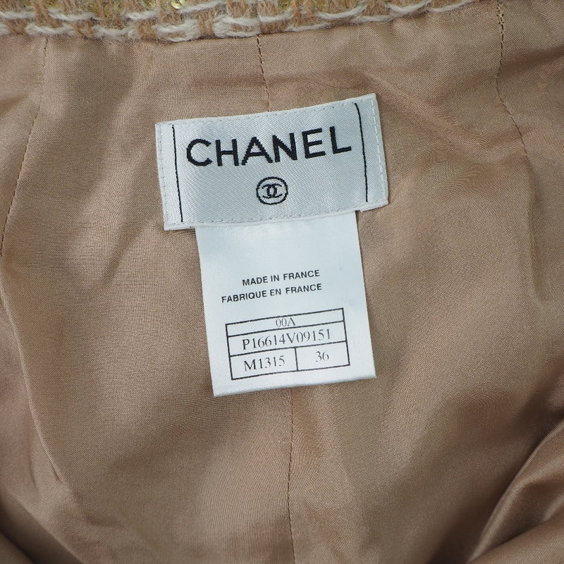 [CHANEL] Chanel 
 Best/pants setup 
 P16614v09151 Tweed Pink Vest / Pants Ladies