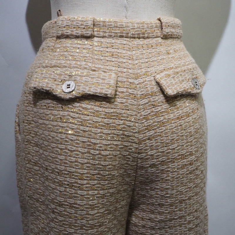 [Chanel] Chanel 
 Best/Pants Configuración 
 P16614V09151 tweed chaleco rosa / pantalones damas