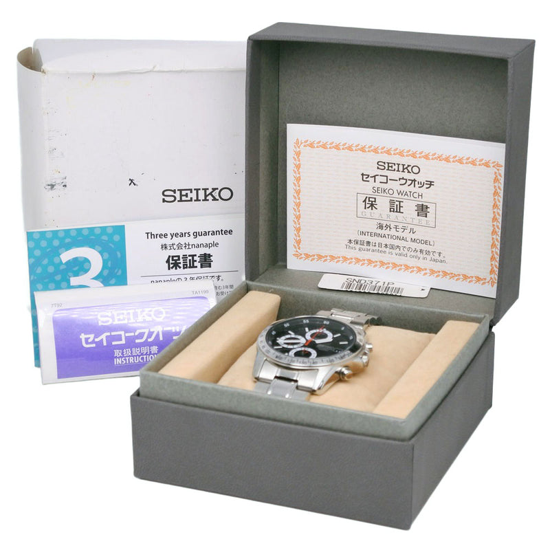 SEIKO] Seiko Chronograph Watch 7T92-0DW0 Quartz – NISHIKINO