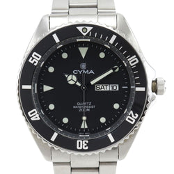 CYMA メンズダイバーズ　200M　9111 クオーツ稼働品 CYMA] CYMA Divers Watch 9111 Quartz – NISHIKINO VINTAGE KYOTO
