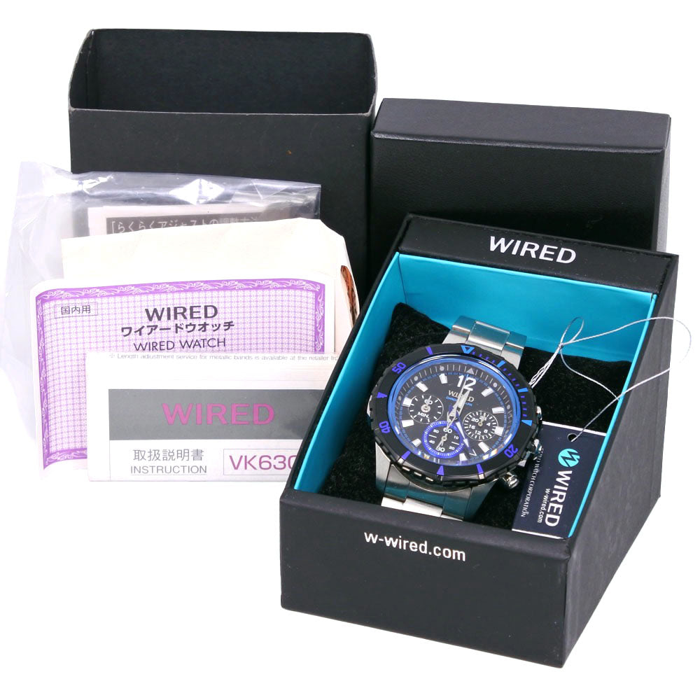 SEIKO】セイコー WIRED ワイアード 腕時計 VK63-K270 クオーツ 