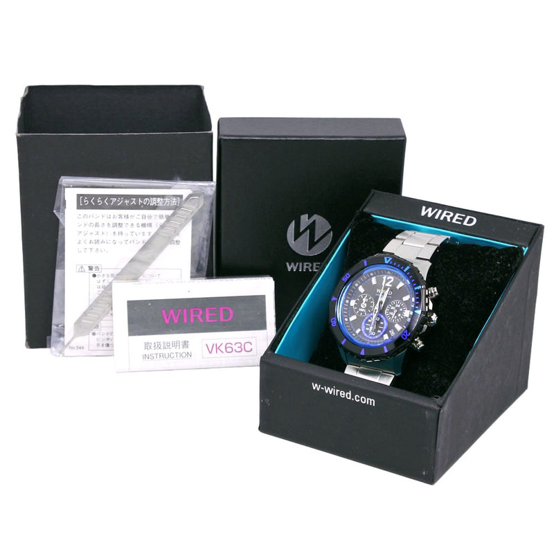SEIKO】セイコー WIRED ワイアード 腕時計 VK63-K270 クオーツ
