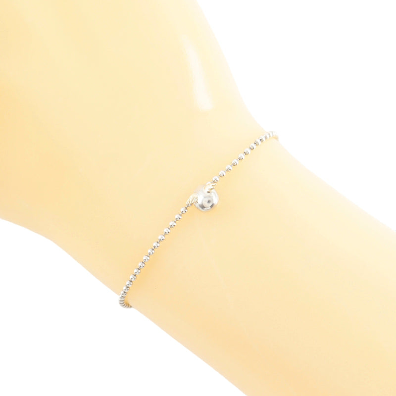 Pulsera Huevo de ángel plata 925 × oro amarillo K18