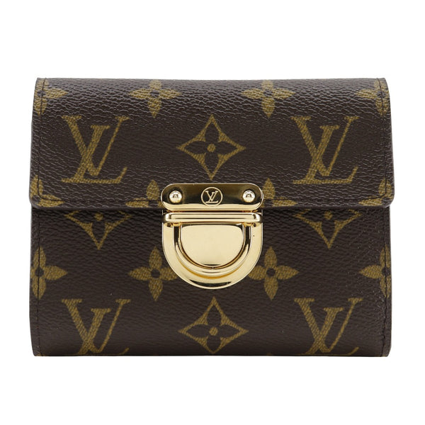 [Louis Vuitton]LOUIS VUITTON
 Portefeiulle・ Billetera koala bi -fold 
 M58013 Monogram Canvas Tea CA1015 FLAP grabado Portefeiulle Koala Damas A Rank