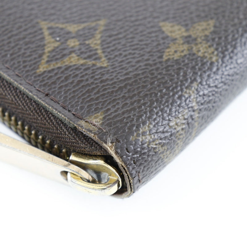 [Louis Vuitton] Louis Vuitton 
 Billetera zippy billetera larga 
 M60017 Monogram Canvas Tea CA5009 grabado con zampas de billetera unisex