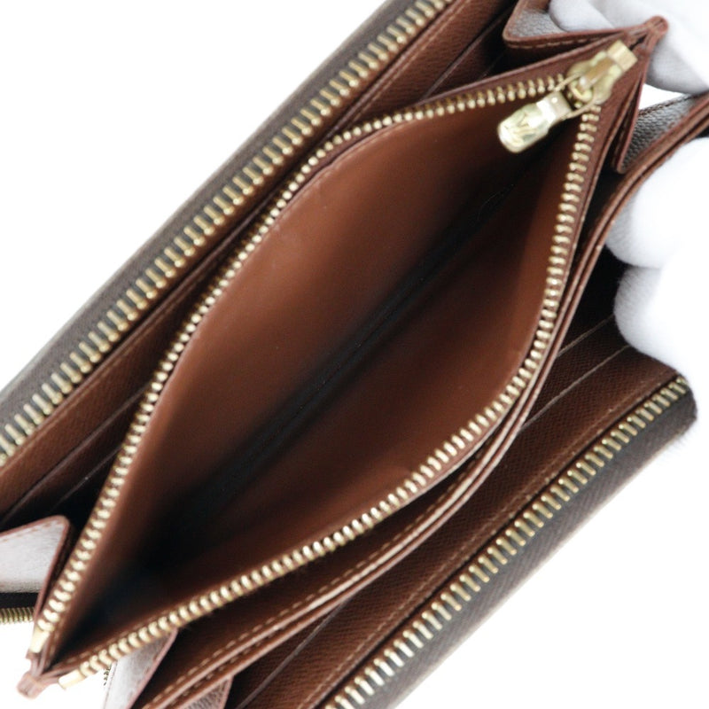[Louis Vuitton]路易威登 
 Zippy钱包长钱包 
 M60017会标帆布茶CA5009雕刻Zippy Wallet Munisex