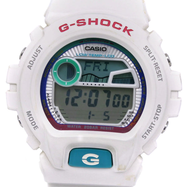 [CASIO] CASIO 
 G-Shock Watch 
 GLX-6900 스테인레스 스틸 X 수지 화이트 쿼츠 디지털 디스플레이 화이트 다이얼 G-Shock Men 's
