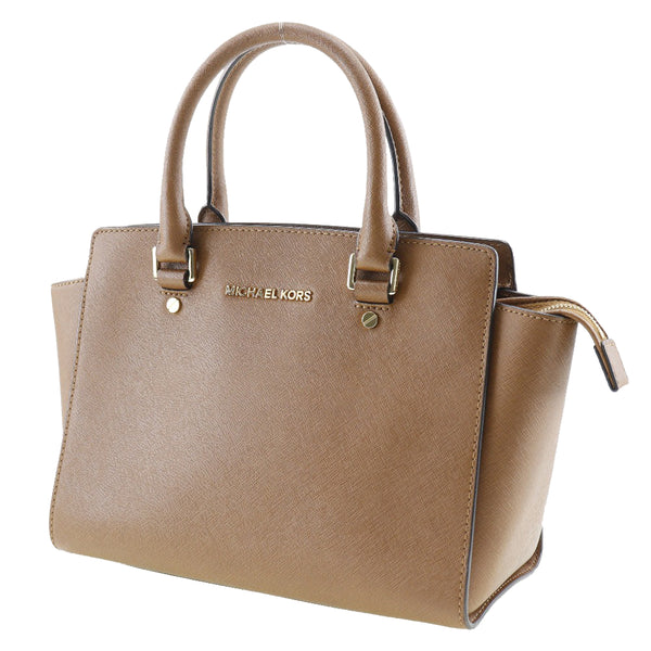 [Michael Kors] Michael course 
 Handbag 
 Leather tea handbag A5 zipper ladies A-rank