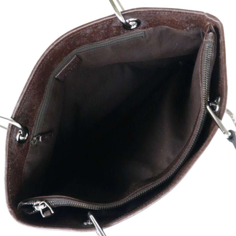 [GUCCI] Gucci 
 tote bag 
 120837 GG Canvas Brown Shoulder Handscape A5 Open Ladies