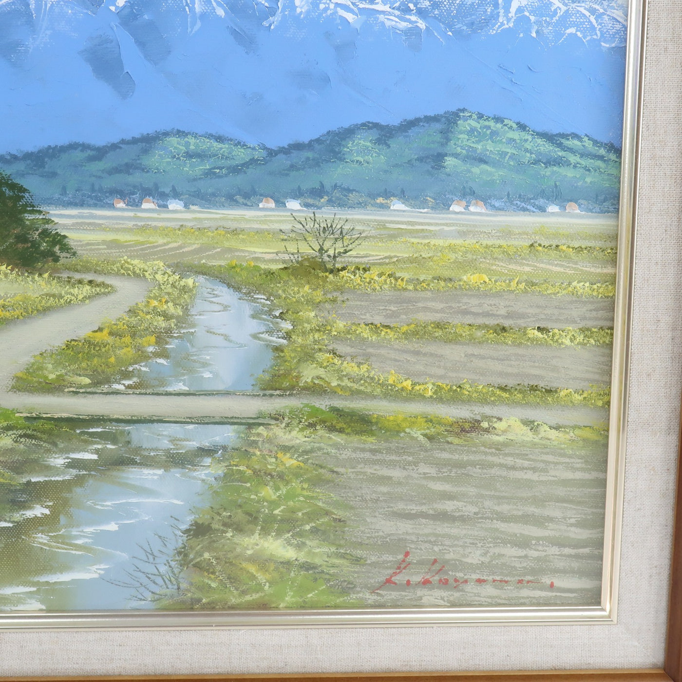 小山潔 絵画 信州路北アルプス 絵画 Kiyoshi Koyama Painting Shinshu Road North Alps _ –  KYOTO NISHIKINO