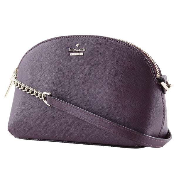 【Kate Spade】ケイトスペード
 キャメロン ストリート ヒリー ショルダーバッグ
 レザー ワインレッド 斜め掛け ファスナー Cameron Street Hilly レディースAランク