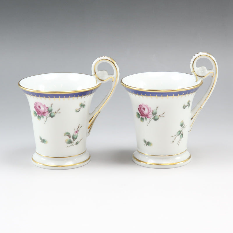 [리차드 지노리] 리차드 지노리 
 공주 장미 식기 
 초콜릿 컵&소서 x 2 프린세스 로즈 _A+랭크